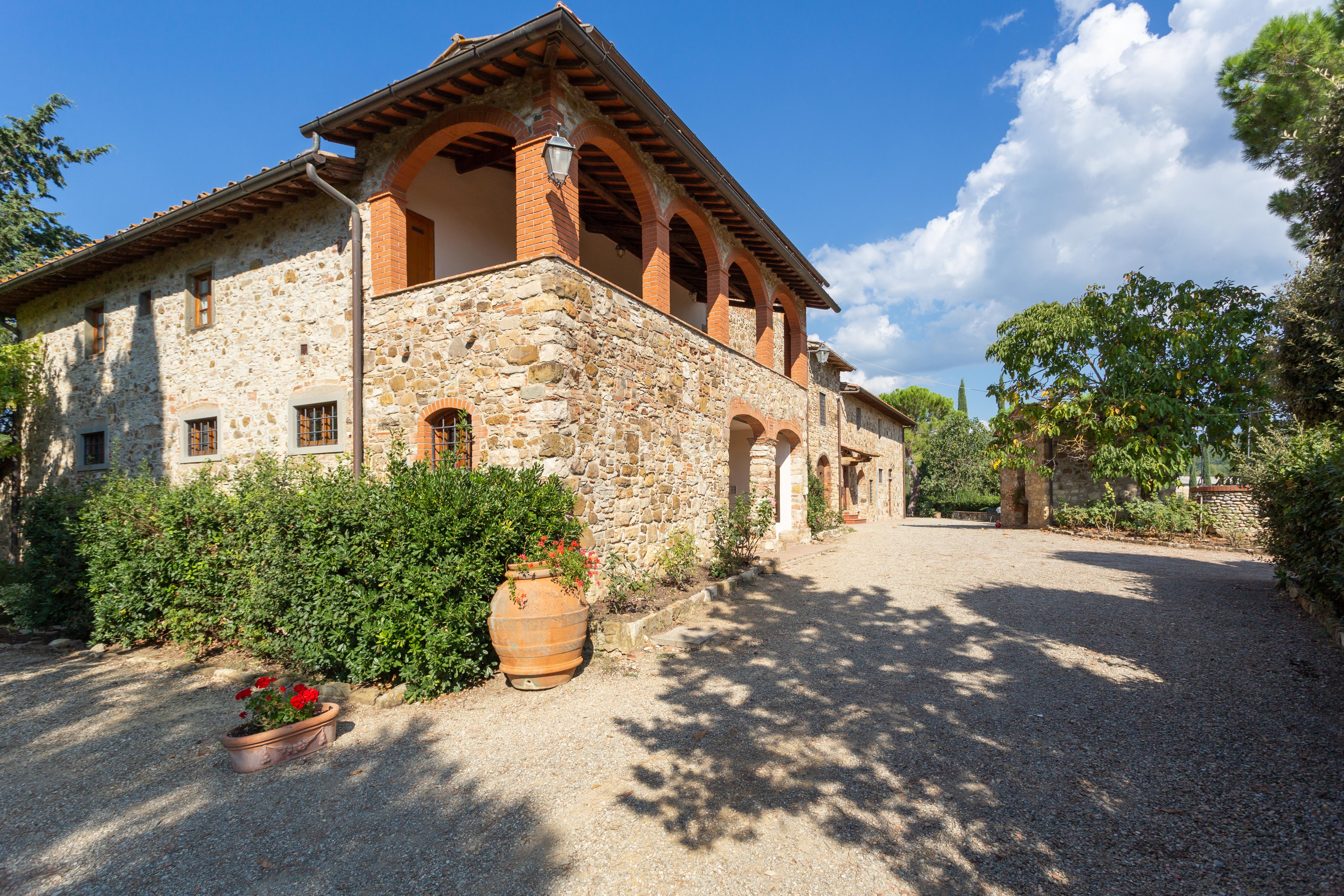Ferienwohnung Fattoria Pratale Tavarnelle Val di Pesa Exterior foto